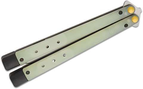 Ніж Benchmade "Necron", balisong, jade G10