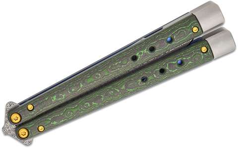 Ніж Benchmade "Necron Limited", balisong, monarch dama,jungle wear fat carbon