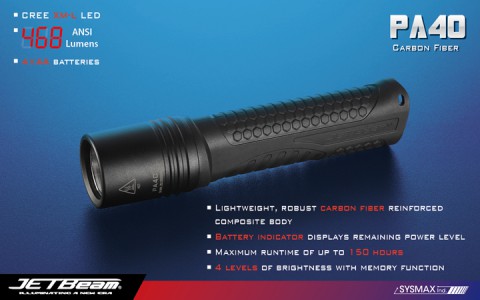 Ліхтар тактичний JetBeam PA40