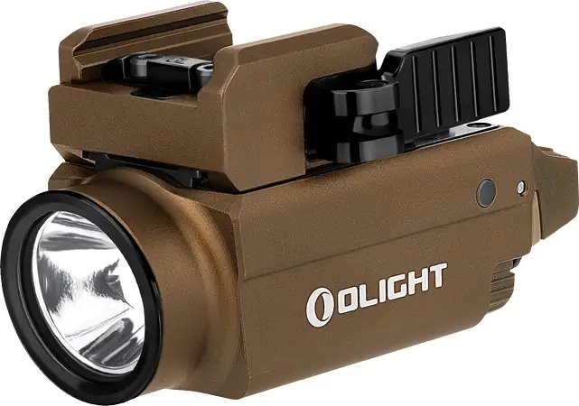 2370.35.23 Ліхтар Olight Baldr S, green laser, к:desert tan