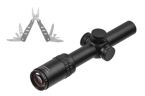 Комплект: Приціл оптичний Vector Optics Grimlock + Мультитул Schrade Callous