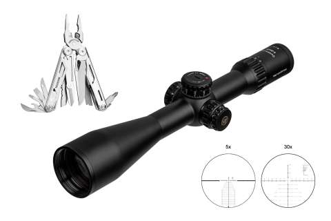 Комплект: Приціл оптичний Vector Optics Continental + Мультитул Rocktol SK05