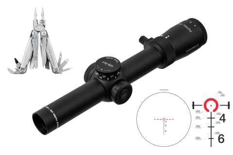 Комплект: Приціл оптичний Leupold Patrol 6HD + Мультитул Leatherman Surge