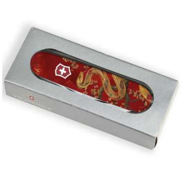 Ніж Victorinox Swiss Army Spartan Zodiac Золота змія