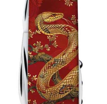 Ніж Victorinox Swiss Army Spartan Zodiac Золота змія