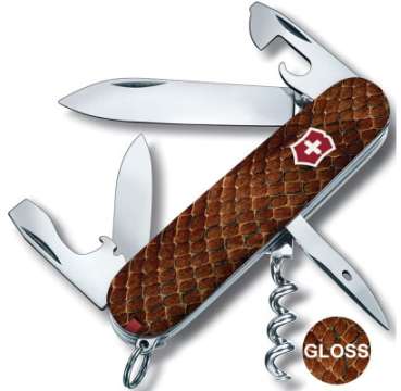 Ніж Victorinox Swiss Army Spartan Design Шкіра кобри
