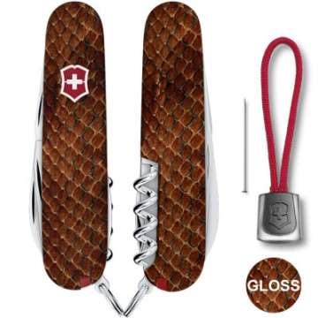 Ніж Victorinox Swiss Army Spartan Design Шкіра кобри