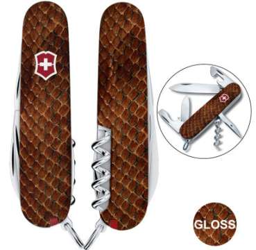 Ніж Victorinox Swiss Army Spartan Design Шкіра кобри