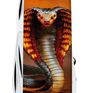 Ніж Victorinox Swiss Army Climber Zodiac Золота дерев'яна змія