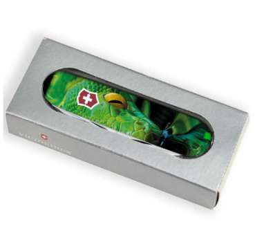 Ніж Victorinox Swiss Army Huntsman Zodiac Зелена дерев'яна змія