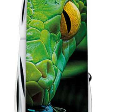 Ніж Victorinox Swiss Army Huntsman Zodiac Зелена дерев'яна змія