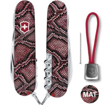 Ніж Victorinox Swiss Army Huntsman Design Принт Шкіра пітона