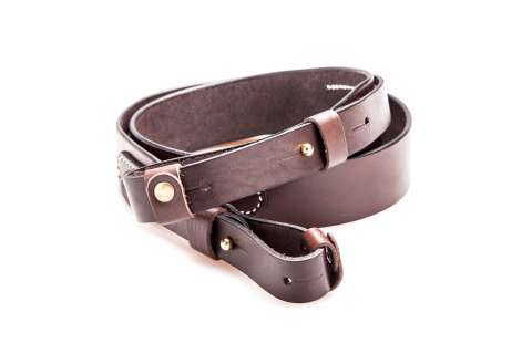 Ремінь шкіряний вузький