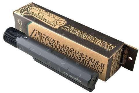 Покращена труба приклада SI для AR15/AR10 Carbine (чорна)