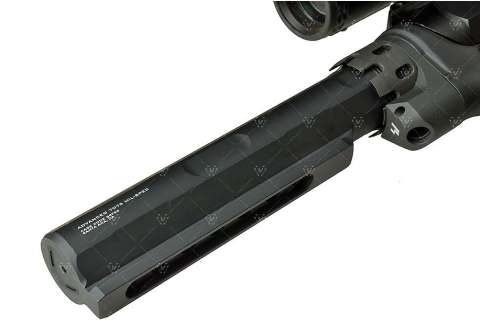Покращена труба приклада SI для AR15/AR10 Carbine (чорна)