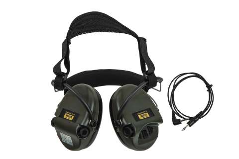 76302-X-S Активні навушники SORDIN Supreme Pro X з заднім тримачем, зелені