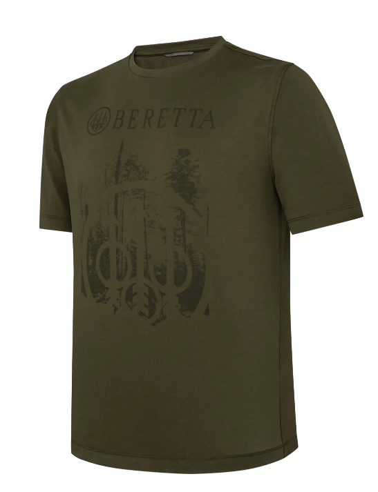 Футболка мужская Outline "Beretta" (olive)