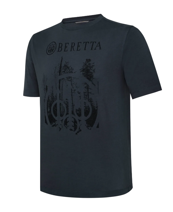 Футболка мужская Outline "Beretta" (ebony)