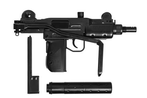 Пневматичний пістолет-кулемет Umarex IWI Mini UZI Blowback  кал. 4,5 мм