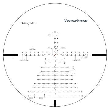 Приціл оптичний Vector Optics Continental  5-30x56 (34mm) illum. FFP Tactical