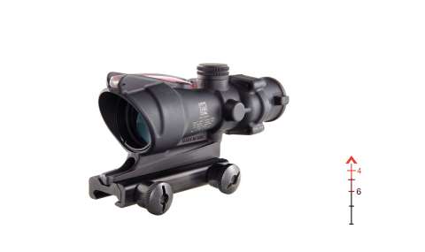 Приціл TRIJICON ACOG 4x32 BAC Dual Illuminated Red Chevron .223/5.56 BDC