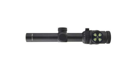 Приціл оптичний TRIJICON AccuPoint 1-6x24 (30 мм) illum. BAC Green Triangle Tritium/Fiber Optics SFP