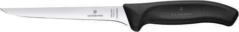 Ніж кухонний Victorinox SwissClassic Boning Flex, вузький, гнучкий, 15 см, чорний, под. кор.