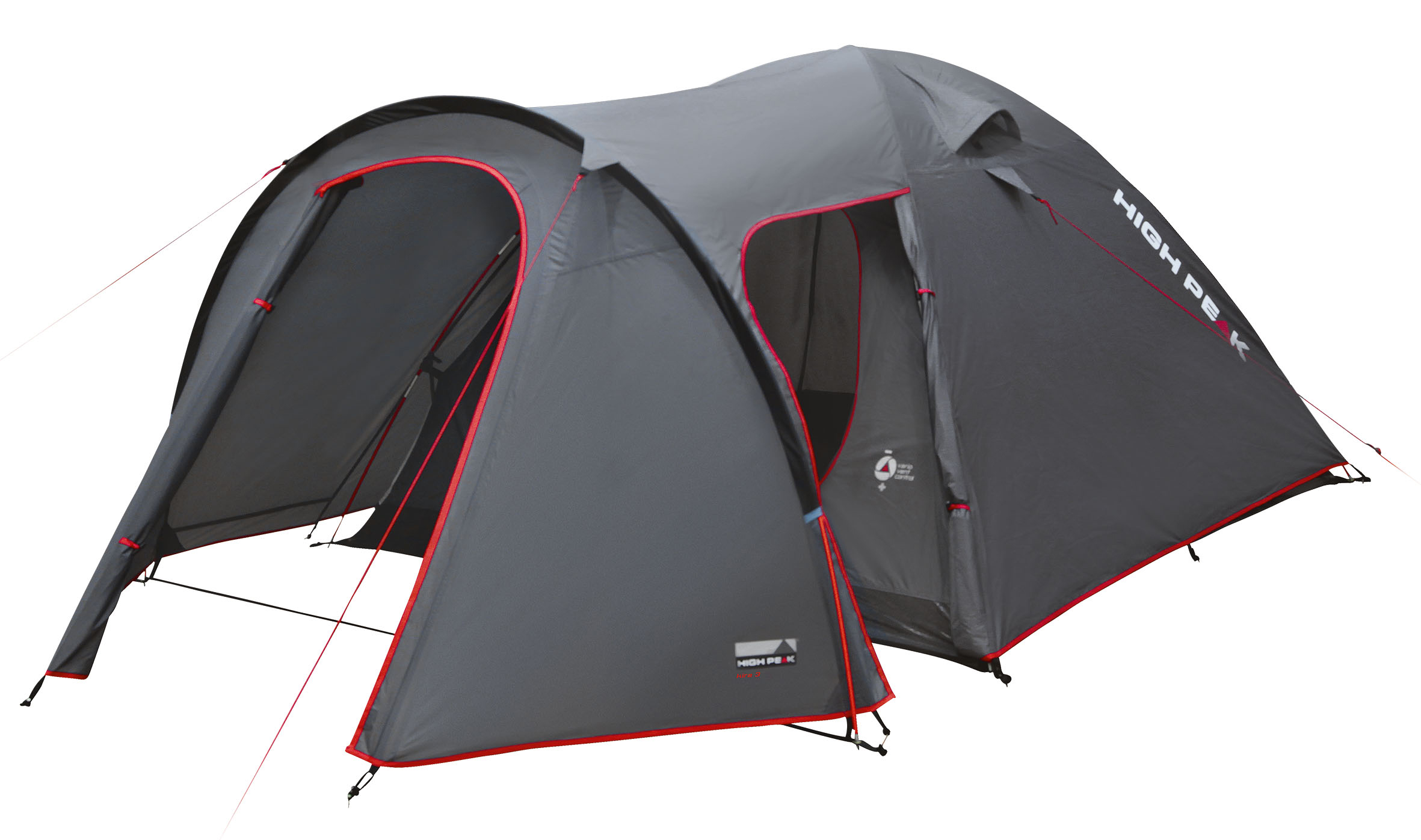Намет High Peak Kira 3 Dark Grey/Red (10214)