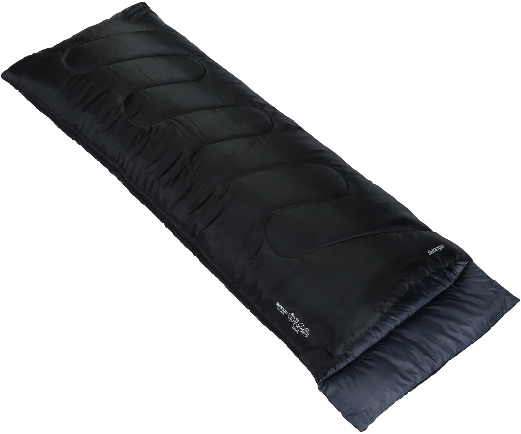 Спальний мішок Vango Ember Single/+4°C Black Left (SBQEMBER B05TJ8)