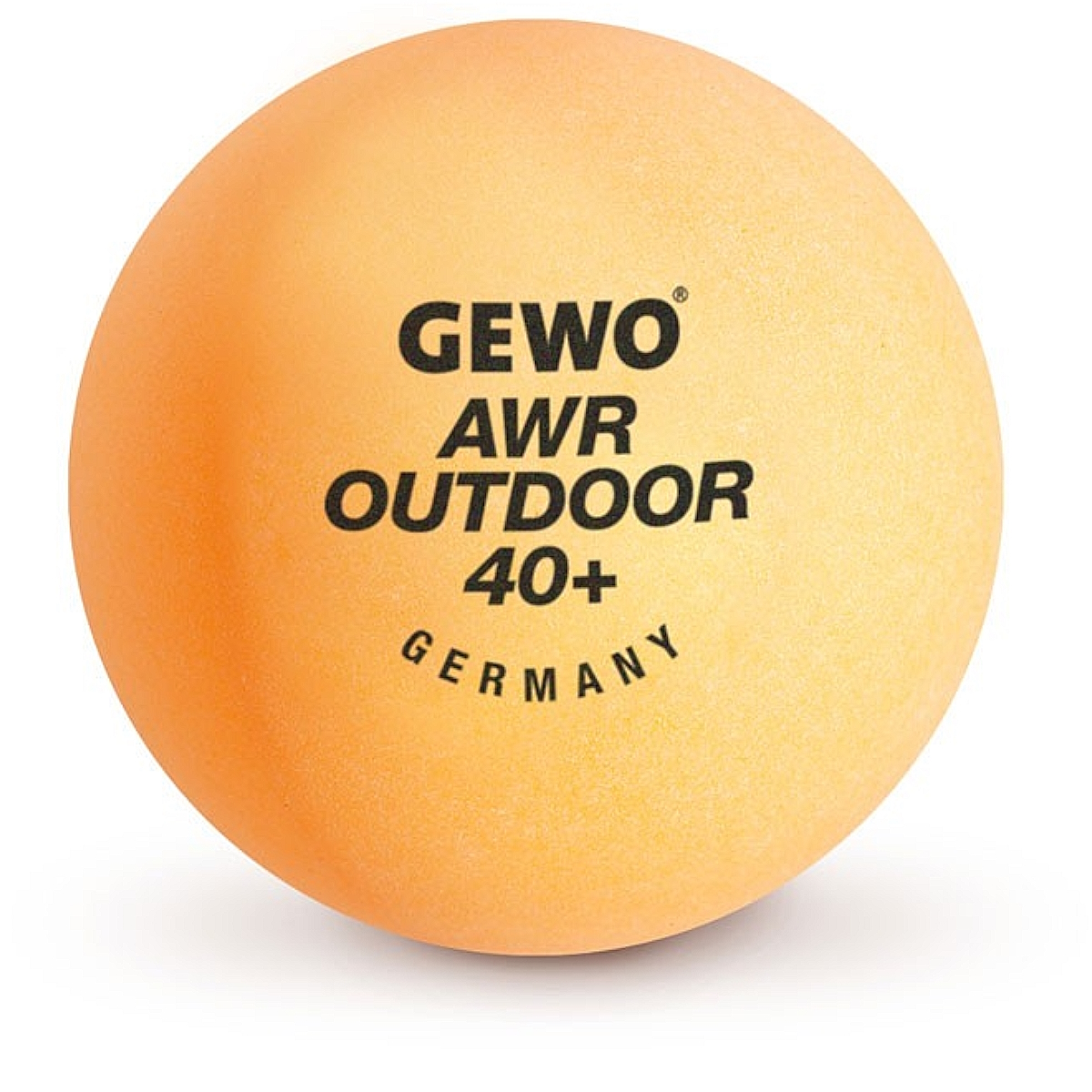 М'ячі для настільного тенісу Gewo AWR Outdoor 40+ orange 6шт (96614200)