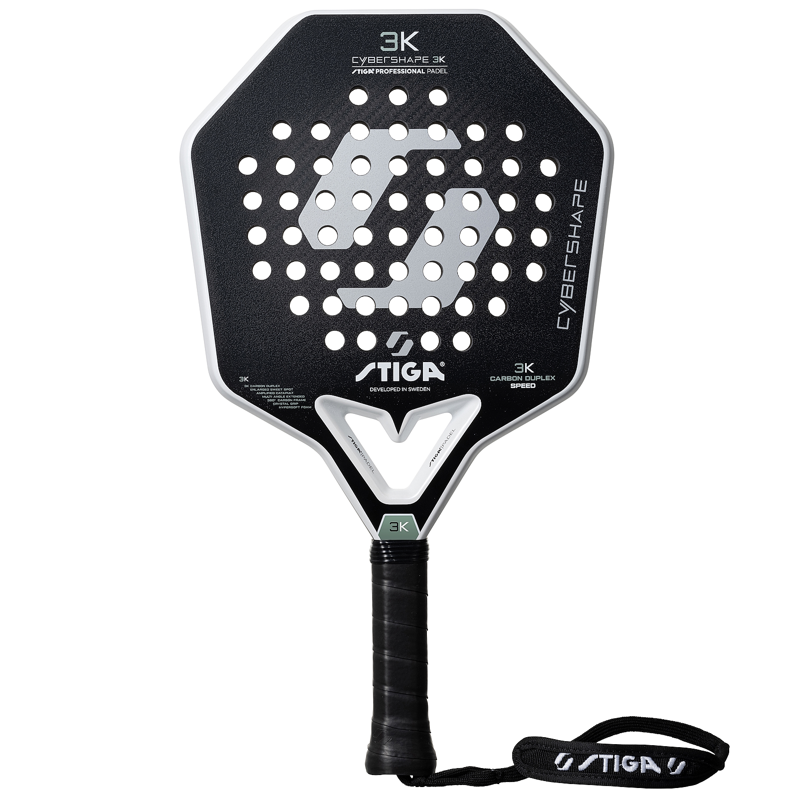 Ракетка для падел тенісу Stiga Racket 3K Cybershape (2202-1501-03)