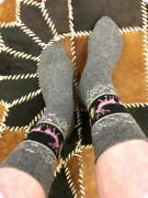 Серые Женские Ангоровые Носки - Для Холодного Сезона