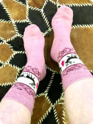 Розовые Женские Шерстяные Носочки Из Ангоры - Удобные И Теплые Носки