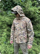 Тактическая Военная Теплая Куртка Softshell Multicam  Софтшел На Флисе Мультикам Multicam для ВСУ