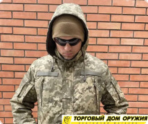 ЗИМОВИЙ БУШЛАТ НА ФЛІСІ І СИНТЕПОНІ В КОЛЬОРІ ПІКСЕЛЬ