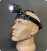 Світлодіодний налобний ліхтар Білий/Червоний