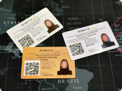 Пластиковий Дозвіл ЕРЗ На Травматичну Зброю У Золотому Кольорі - Тепер ваш дозвіл Завжди Буде З собою