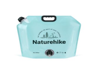Складаний контейнер для води з поліетилену Naturehike CNK2450CF027, 10 л, блакитний