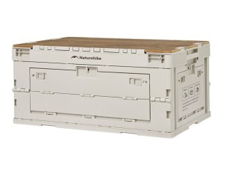 Складаний контейнер Naturehike CNK2450XB020, 52 л, бежево-сірий