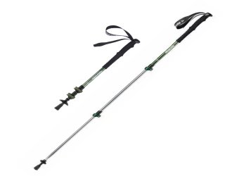 Трекінгова палиця телескопічна для походів та спортивної ходьби Naturehike Men ST 01 6061 AL NH17D001-Z алюміній Зелена