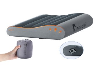 Надувна подушка анатомічна Flextail Zero Pillow SE, сіра