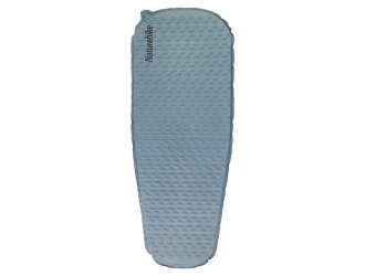 Матрац туристичний надувний одномісний  Naturehike CNK2300DZ013, 185x55x3.5 см, блакитний, овальний