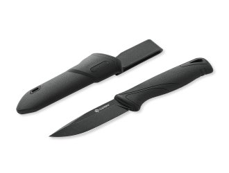 Ніж Ganzo G807BW-BK чорний з чохлом