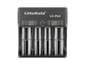 Зарядний пристрій Liitokala Lii-PL4, 4 канала, Ni-Mh/Li-ion/LiFePO4, 220V/12V, LED, Box