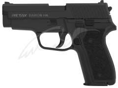 Пистолет стартовый Retay Baron HK кал. 9 мм. Цвет - black.