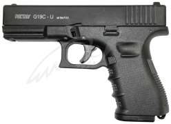 Пистолет стартовый Retay G 19C 14-зарядный кал. 9 мм. Цвет - black.