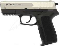 Пистолет стартовый Retay 2022 кал. 9 мм. Цвет - satin.
