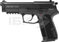 Пистолет стартовый Retay S22 кал. 9 мм. Цвет - black.