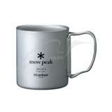 Термокружка Snow Peak MG-052FH Double Wall титановая 300мл