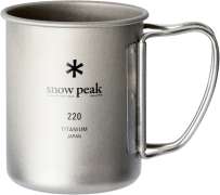 Кружка Snow Peak MG-141 Titanium Single Wall 220ml